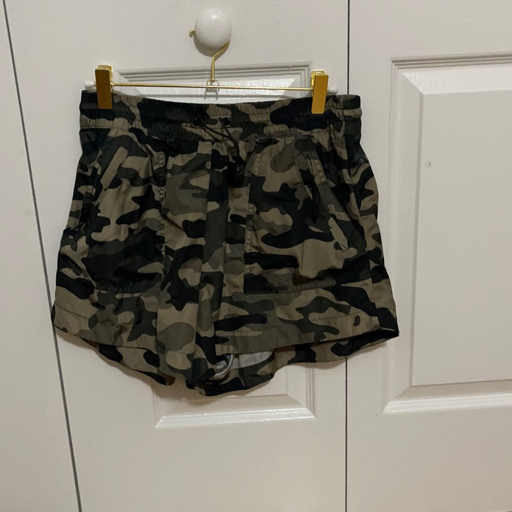 Camouflage Track Shorts